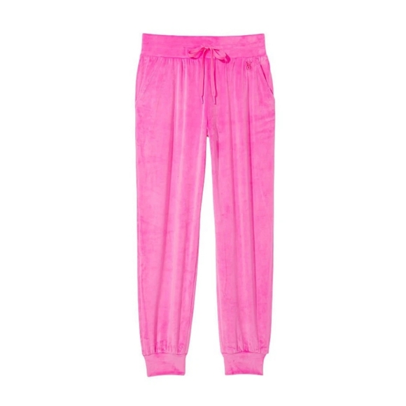 Victoria's Secret Velour Jogget Sweatpants Size M - Picture 3 of 8